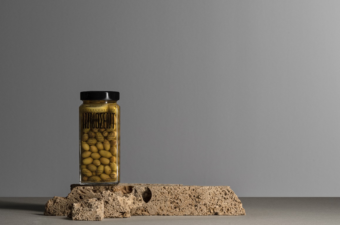 Green split olives with lemon Tsounati - Image 3
